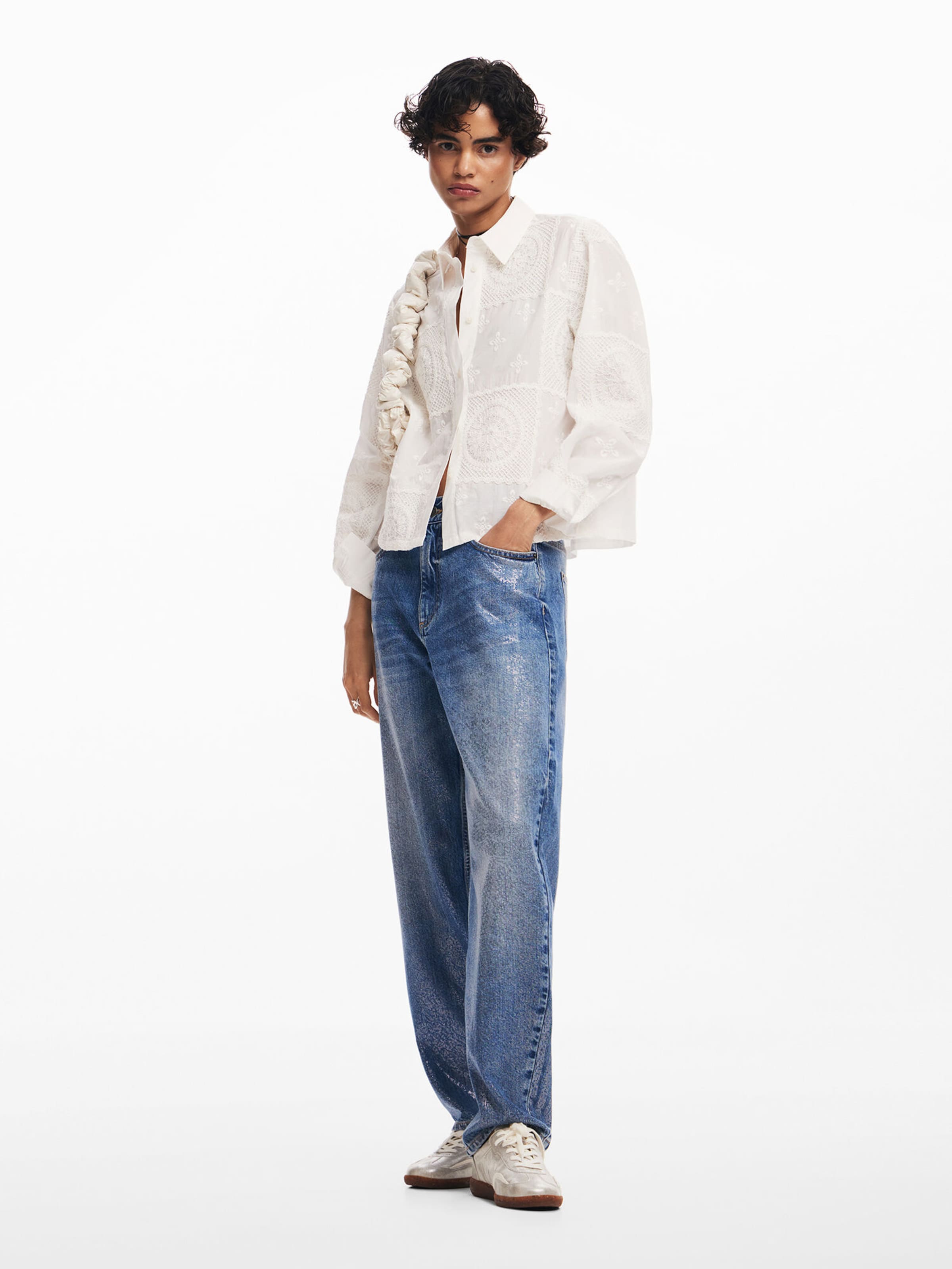 Desigual Blusa en Blanco ABOUT YOU