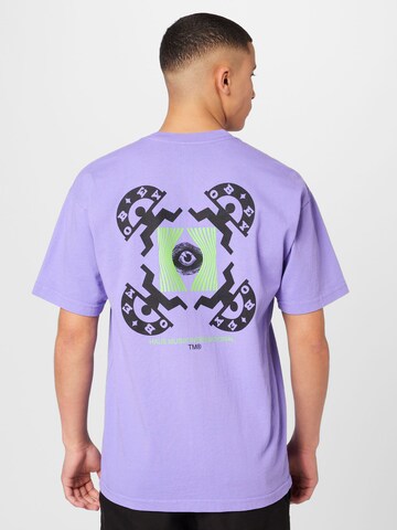 Obey Funkční tričko 'Haus Musik' – fialová