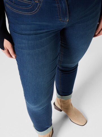 SAMOON Skinny Jeans 'BETTY' in Blauw