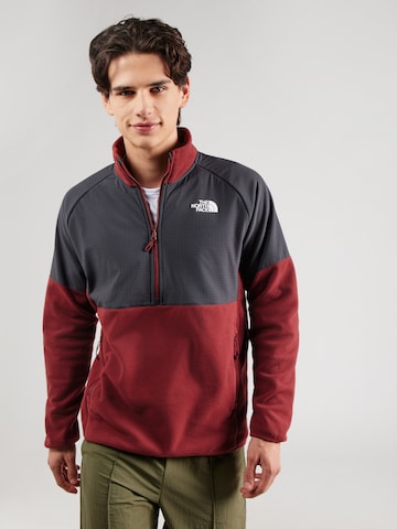 THE NORTH FACE Sportspullover 'GLACIER' i rød: forside