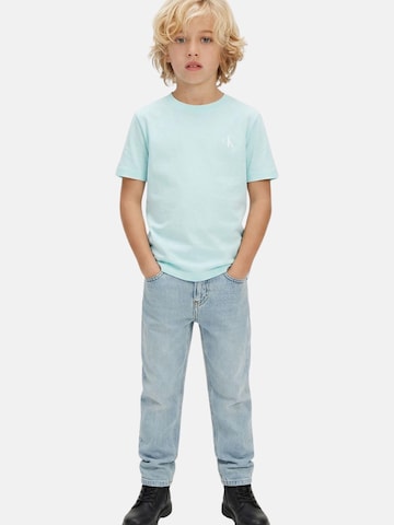 Calvin Klein Kids T-shirt 'MONOGRAM TOP' i brun