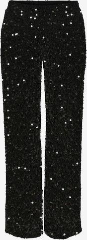 Wide Leg Pantalon 'Kam' PIECES en noir : devant