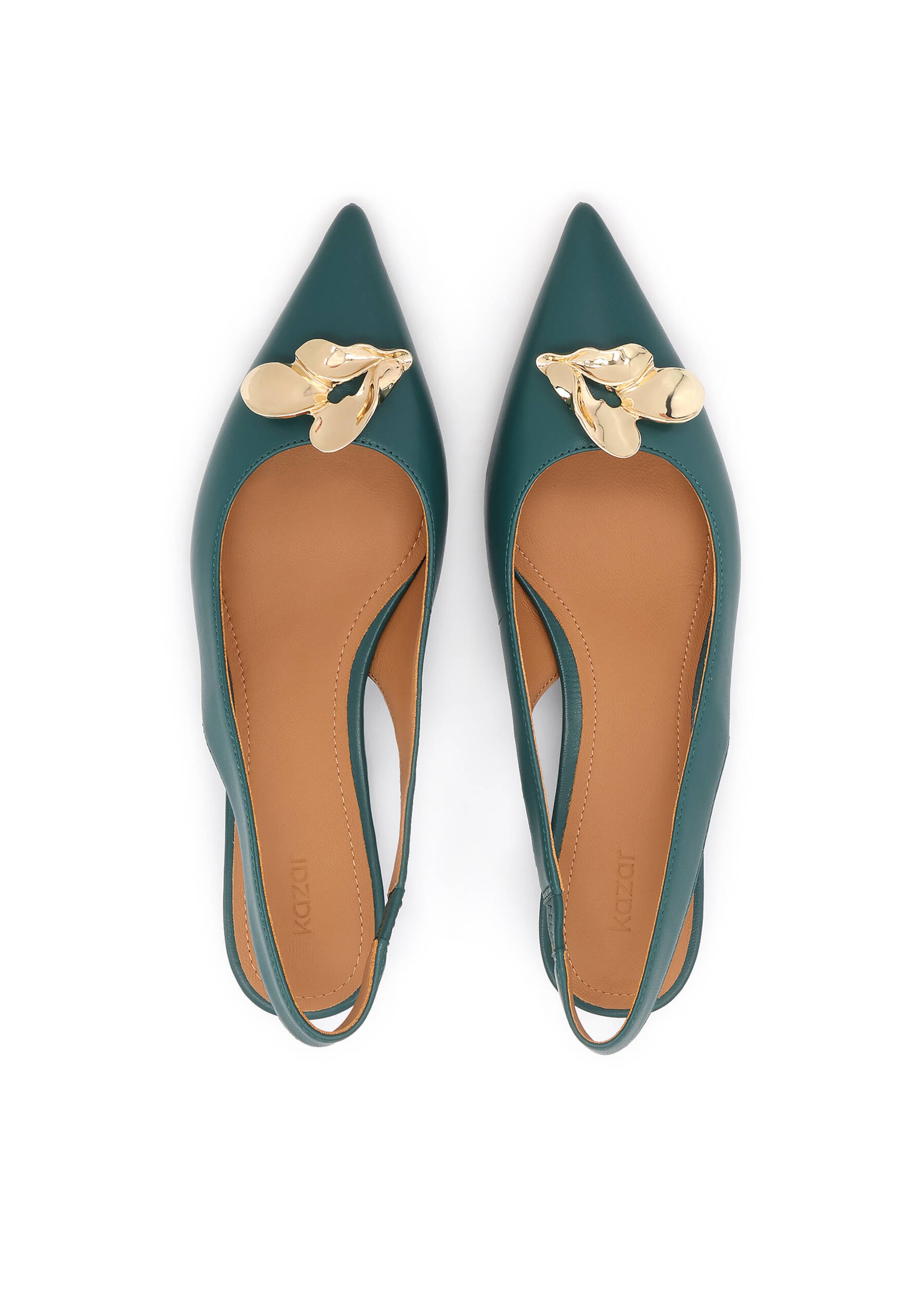 Kazar Slingpumps in Groen