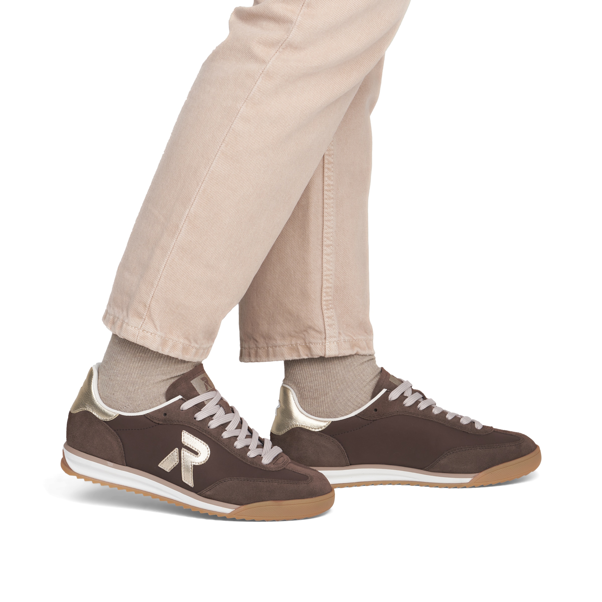 Rieker Sneakersy niskie w kolorze brązowy