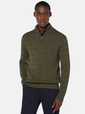 Boggi Milano Sweater in Green: front