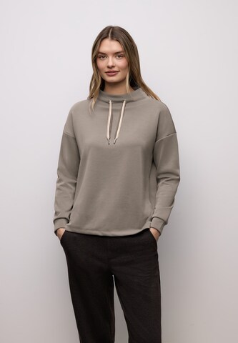 STREET ONE Sweatshirt in Brown: front