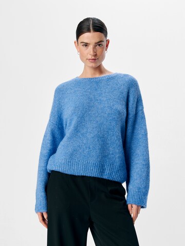 OBJECT Sweater 'OBJSaggia' in Blue: front