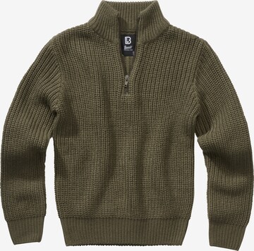 Pullover 'Marine' di Brandit in verde: frontale