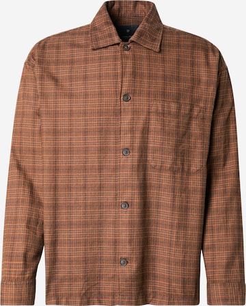 JACK & JONES Классический крой Рубашка 'JPRBLAMADISON' в Коричневый: спереди