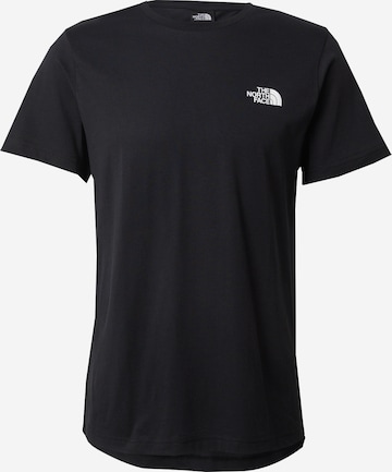 THE NORTH FACE Тениска 'Half Dome' в черно: отпред