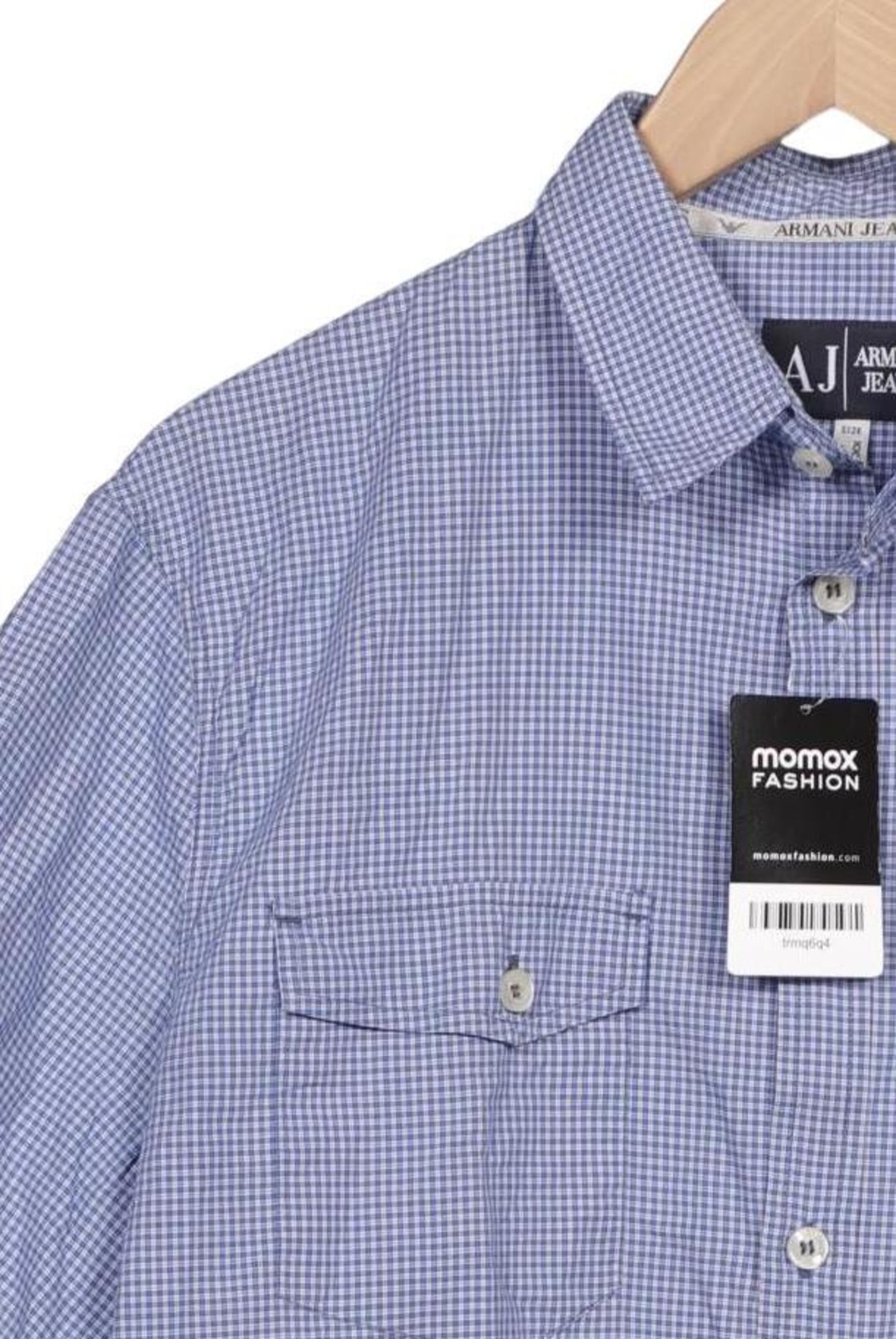 Armani Jeans Button Up Shirt in XXL in Blue
