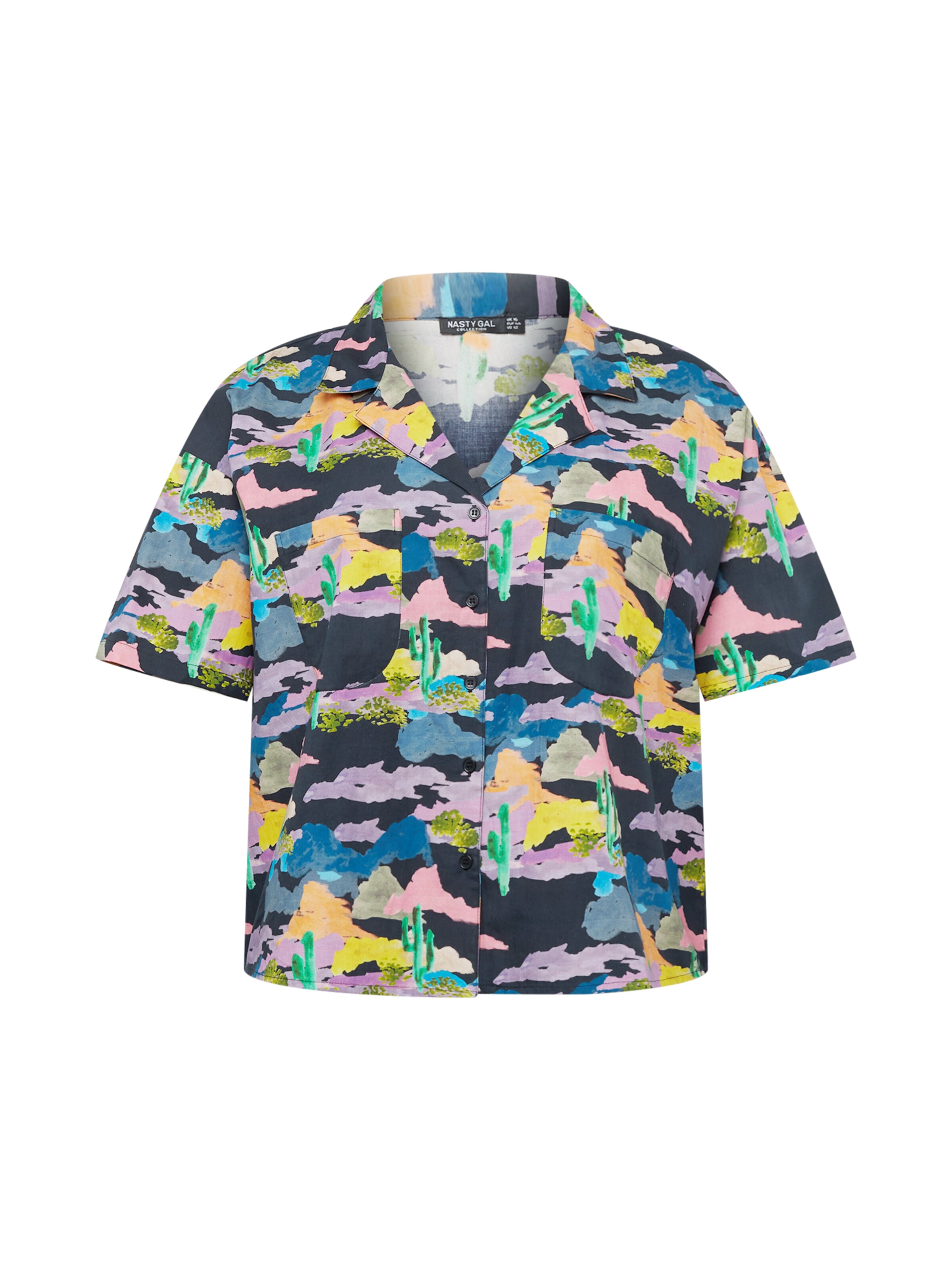 Nasty Gal Plus Blúzka - Čierna: predná strana