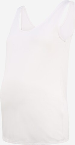 Pieces Maternity Top 'KAMALA' in Wit: voorkant