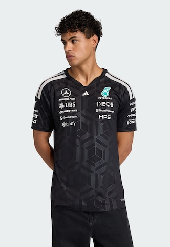 T-Shirt fonctionnel 'Mercedes-AMG Petronas Formula 1 Team Driver' ADIDAS PERFORMANCE en noir : devant