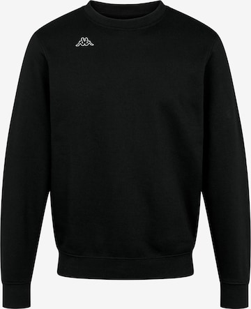 KAPPA Collegepaita 'Trullo' värissä musta: etupuoli