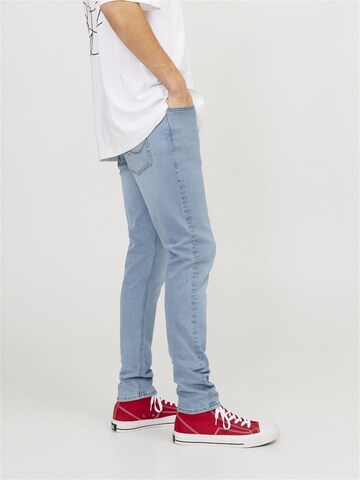 Coupe slim Jean 'LIAM' JACK & JONES en bleu