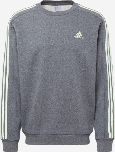 ADIDAS SPORTSWEAR Sportsweatshirt in graphit / hellgrün, Produktansicht