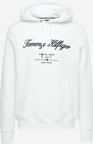 Sweat-shirt TOMMY HILFIGER en blanc : devant