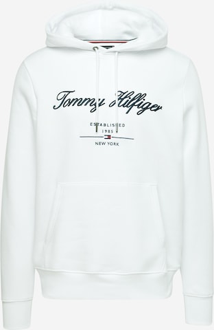 TOMMY HILFIGER Mikina – bílá: přední strana