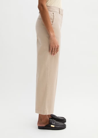 Marc O'Polo Wide Leg Hose 'Mea' in Beige