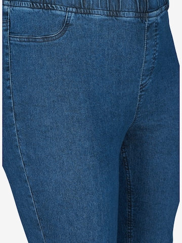 Zizzi Slimfit Jeans in Blauw