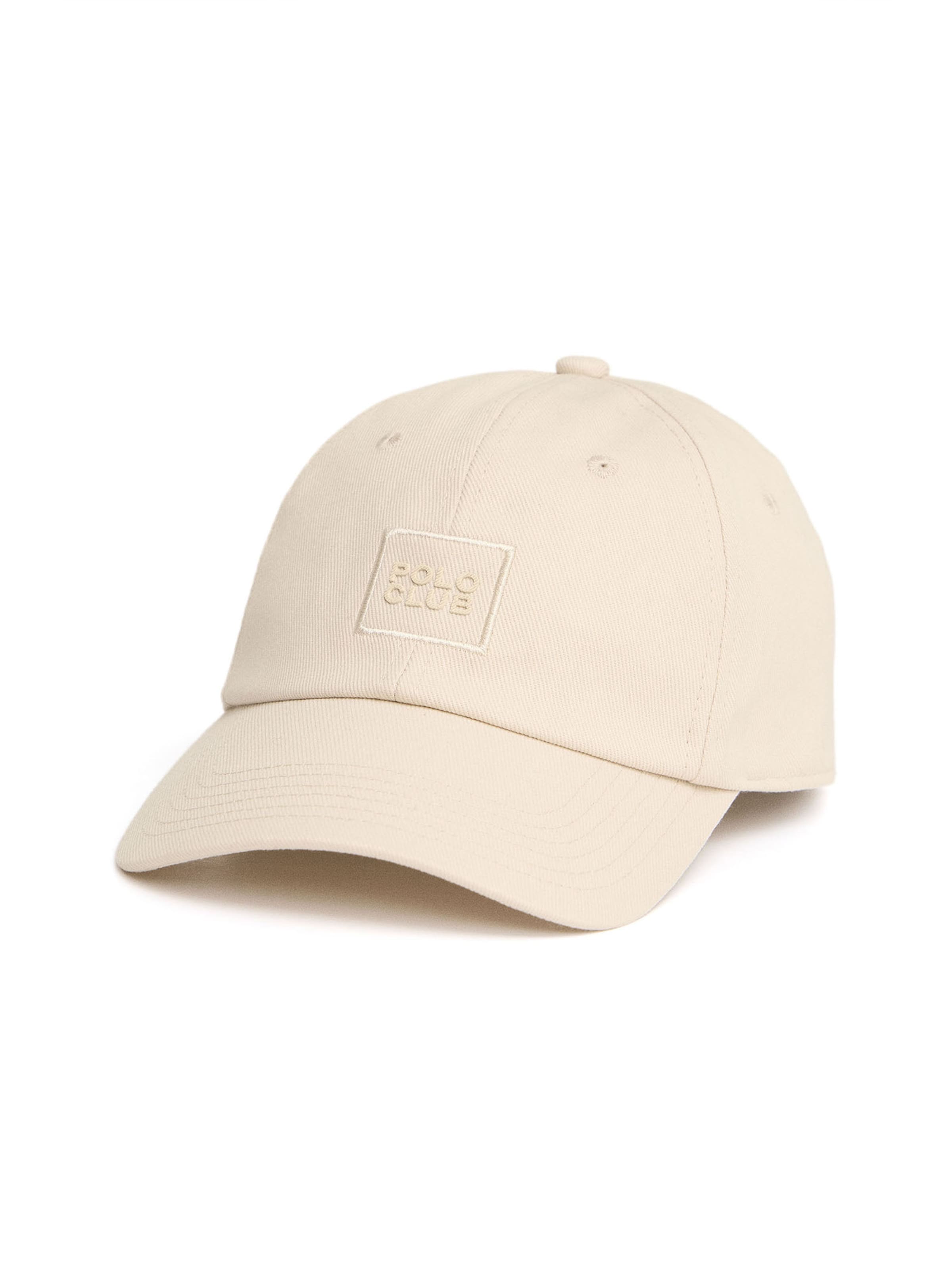Polo Club Cap in Beige: front