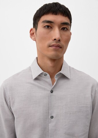 s.Oliver Slim fit Button Up Shirt in Grey