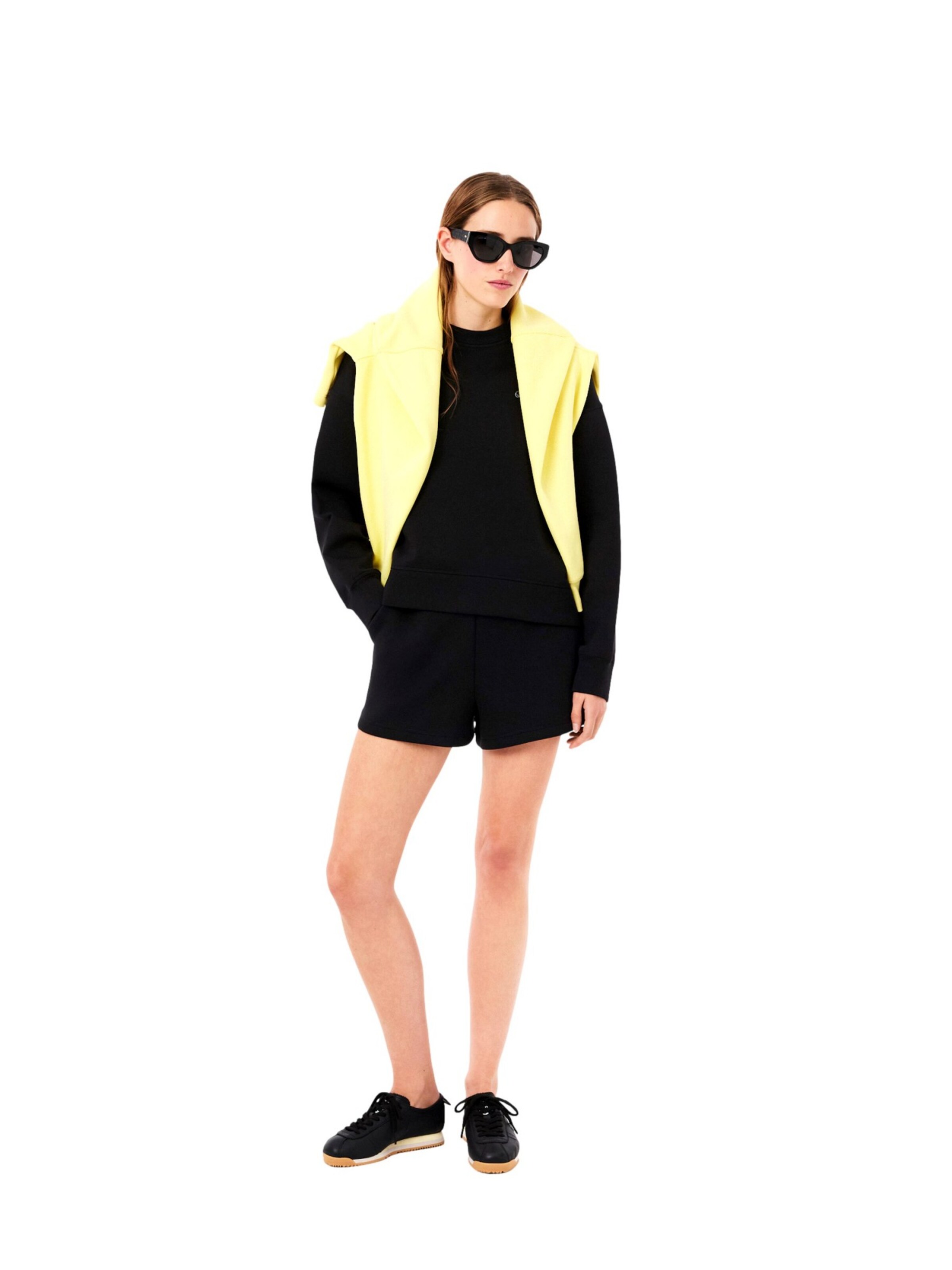 Felpa di LACOSTE in nero