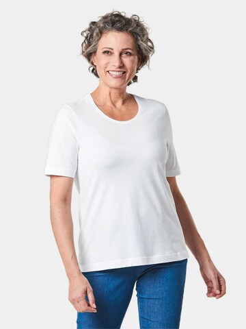 T-shirt Goldner en blanc : devant