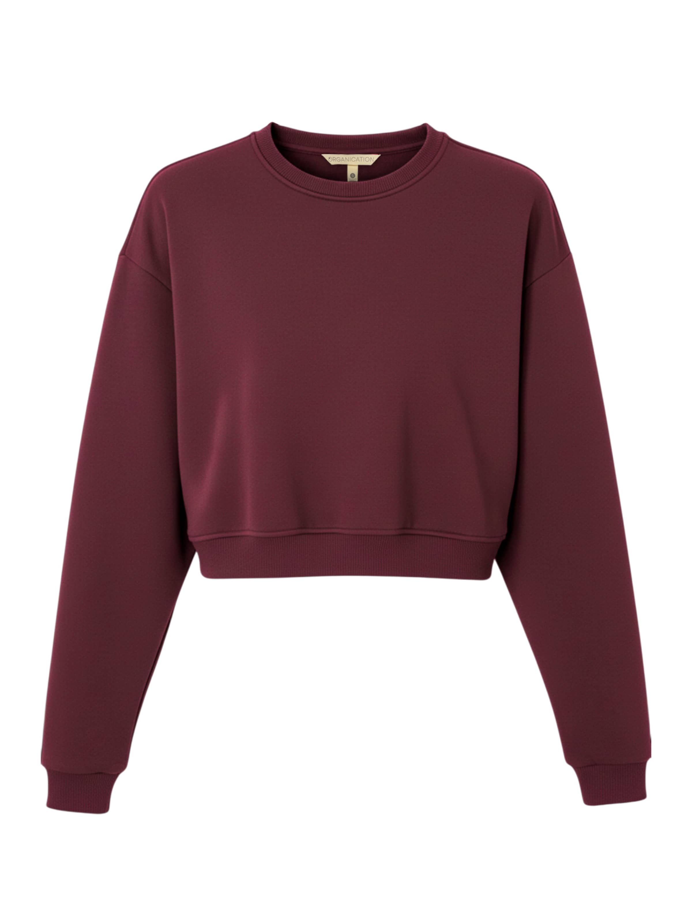 Organication Sweatshirt in Red: front