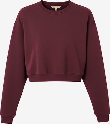 Organication Sweatshirt in Red: front