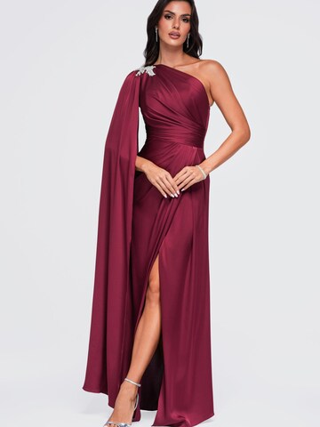 Ombre Abendkleid‌‌‌ in Rot