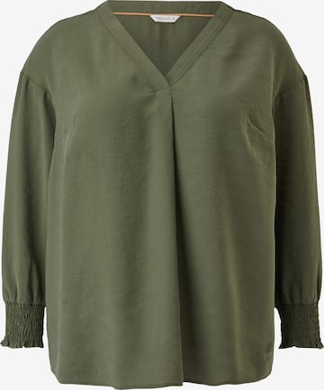 TRIANGLE Blouse in Green: front