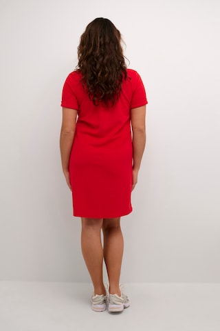 Cream Kleid in Rot