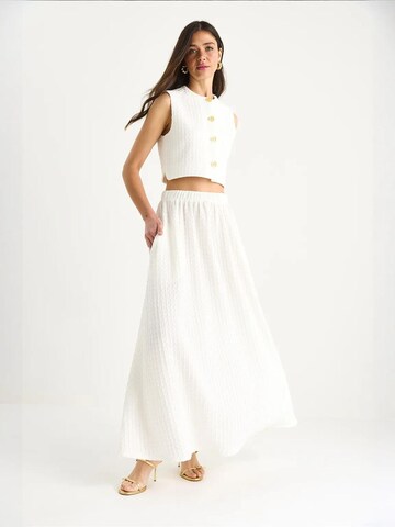 Bianco Lucci - Calças de fato em branco