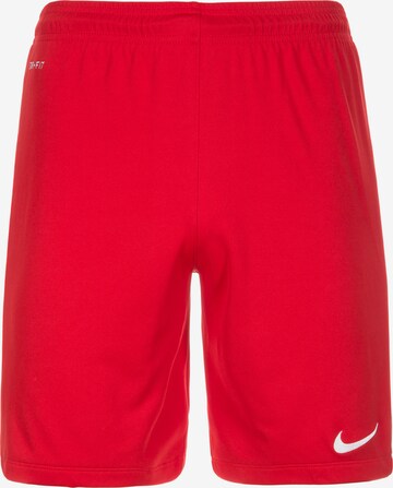 NIKE Regular Workout Pants in Red: front