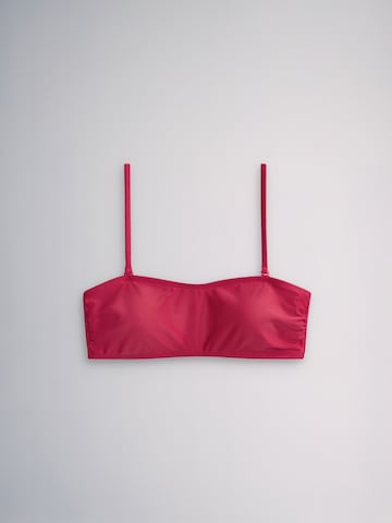 The Set Bandeau Góra bikini w kolorze niebieski