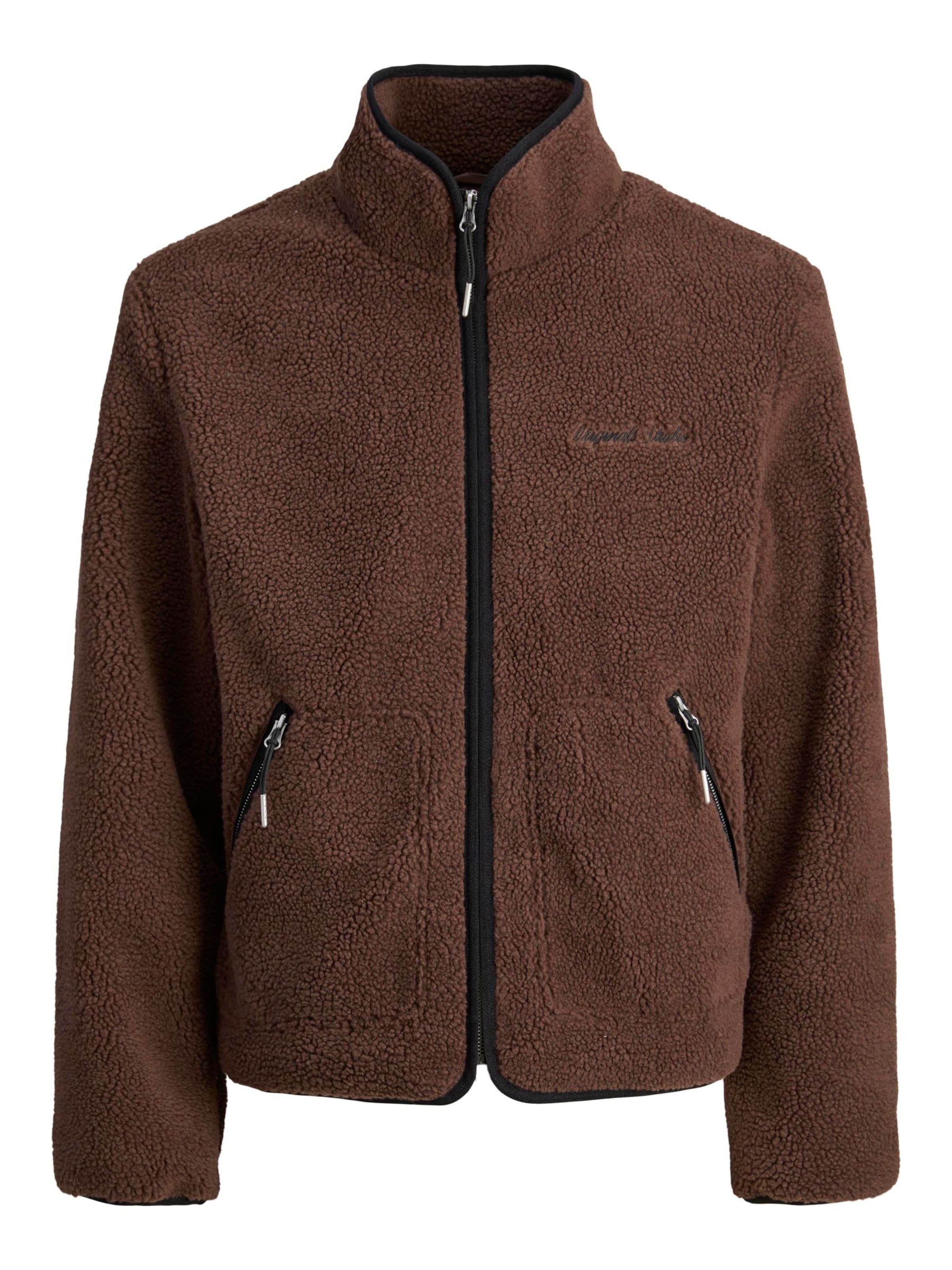 JACK & JONES Jacke 'JORNORREBRO' in Braun: Vorderseite