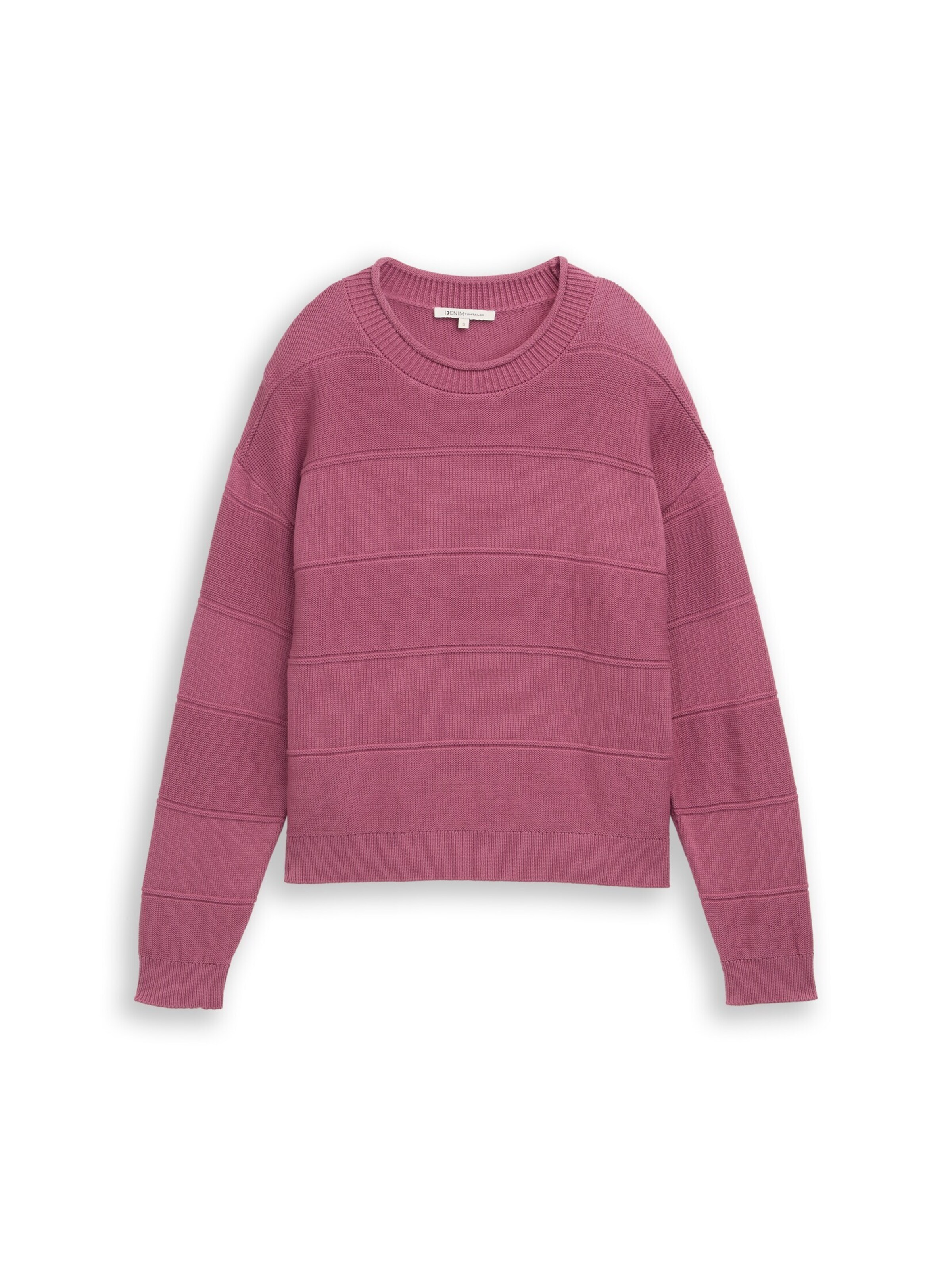 TOM TAILOR DENIM Sweater in Pink: front
