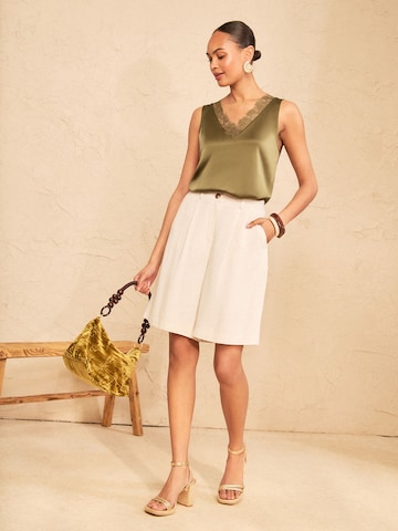 love & roses Top in Grün