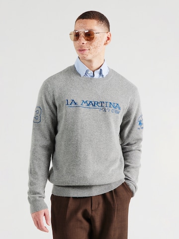 La Martina - Jersey en gris: frente
