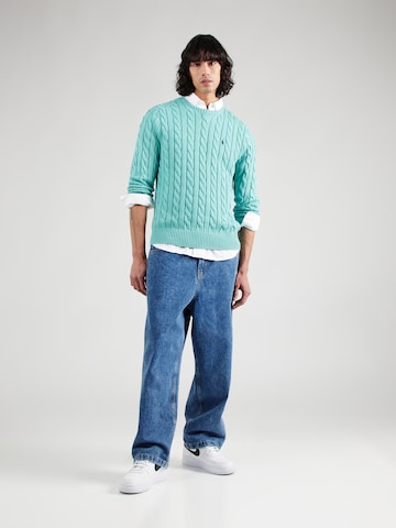 Polo Ralph Lauren Regular fit Пуловер 'DRIVER' в зелено