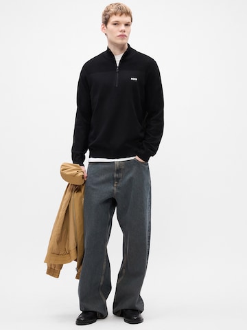 Pullover 'Momentum-X' di BOSS in nero