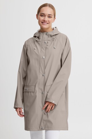 Oxmo Between-Season Jacket 'Oxtanne' in Grey: front