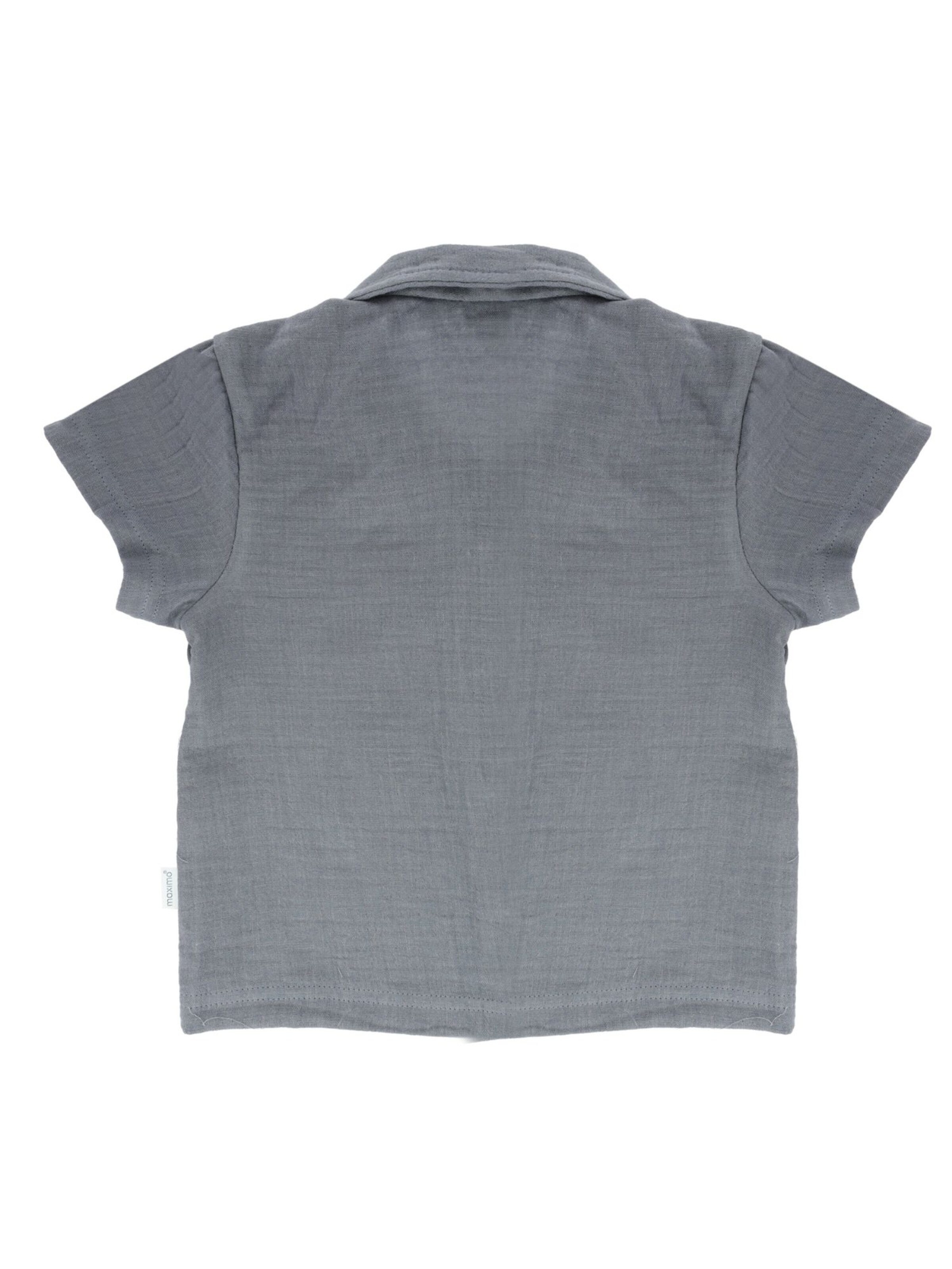 MAXIMO Regular fit Button Up Shirt in Blue