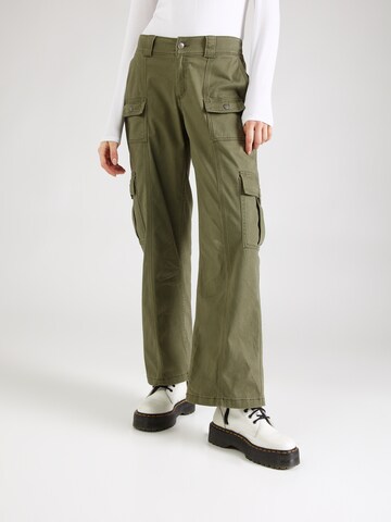 Loosefit Pantaloni cargo di HOLLISTER in verde: frontale