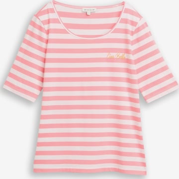 TOM TAILOR T-Shirt in Pink: Vorderseite
