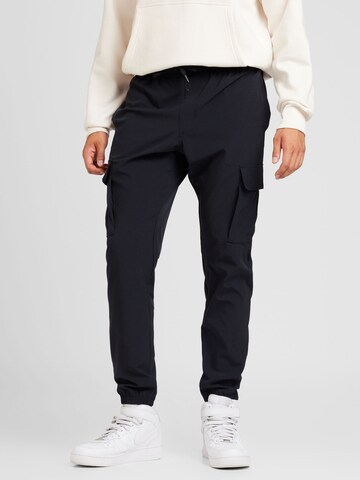 Regular Pantaloni sport 'Vibe' de la UNDER ARMOUR pe negru: față