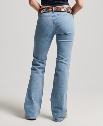 Superdry Flared Jeans in Blauw