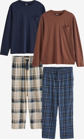 mėlyna Next Ilga pižama: priekis